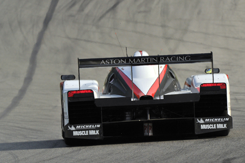 Aston Martin Lola Coupe B08 62 Driven by Lucas Luhr and Klaus Graf in Action