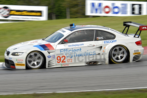 BMW E92 M3 GT2 Driven by Dirk Mueller and Tommy Milner in Action
