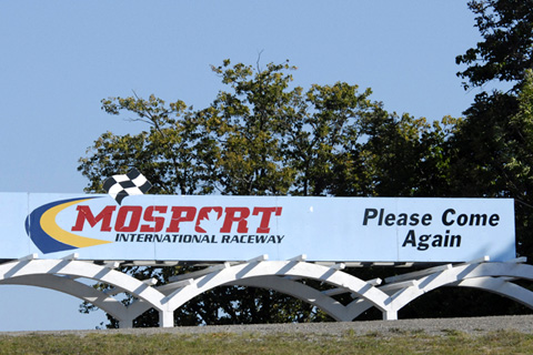 Exit Sign by Gates at Mosport
