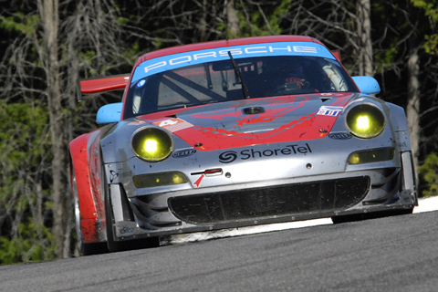 Porsche 911 RSR driven by Darren Law and Seth Neiman in Action