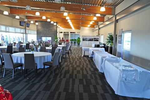 Sponsors banquet room in Event Centre