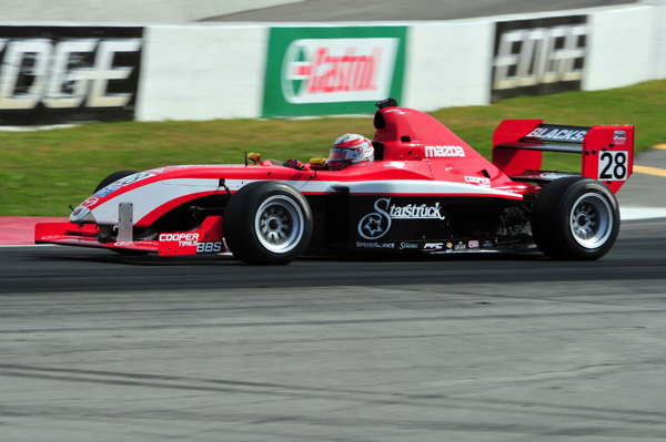 Pro Mazda Driven by Shelby Blackstock in Action