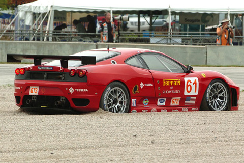 Ferrari 430 GT GT2 Driven by Eric Helary and Gianmaria Bruni in Action