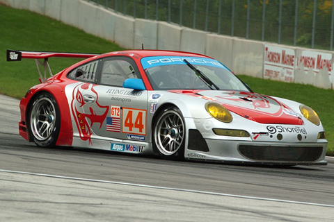 Porsche 911 GT3 R GT2 Driven by Seth Neiman and Darren Law in Action