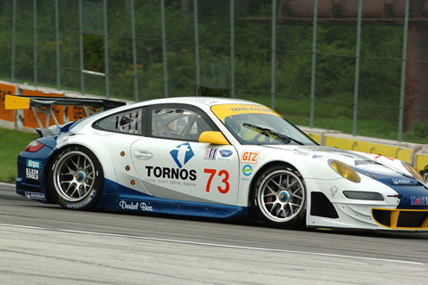 Porsche 911 GT3 R GT2 Driven by Jim Tafel and Dominik Farnbacher in Action