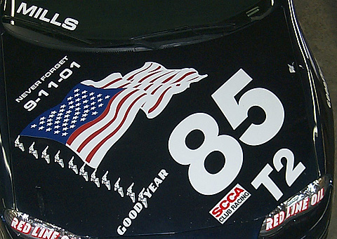 Don Mills 9/11 Tribute on T2 Camaro