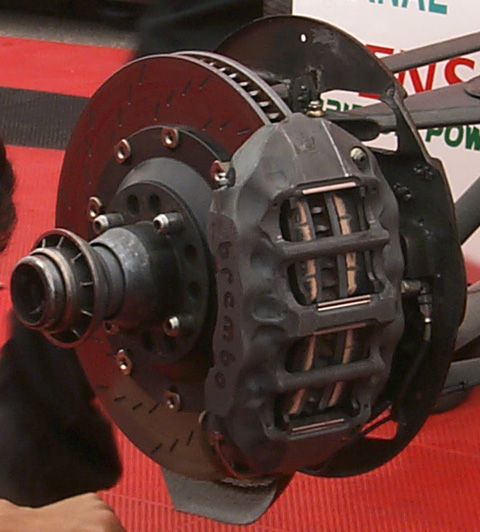 Closeup of Front Brake