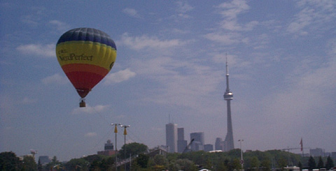 Balloon and CN Tower