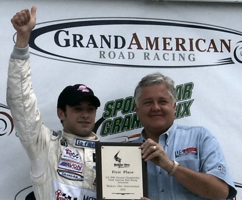 Billy Asaro on Podium