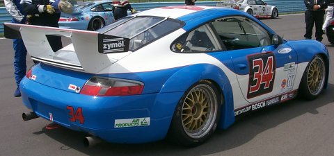Side View of Pumpelly GT Porsche