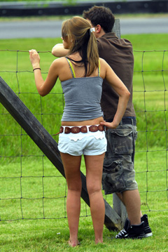 Spectators at Lime Rock Image