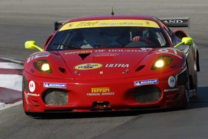 The Risi Competizione Ferrari in Action Image