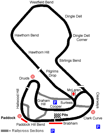 England Track Map Image