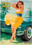 Sexy Girl and Classic Cars Calendar